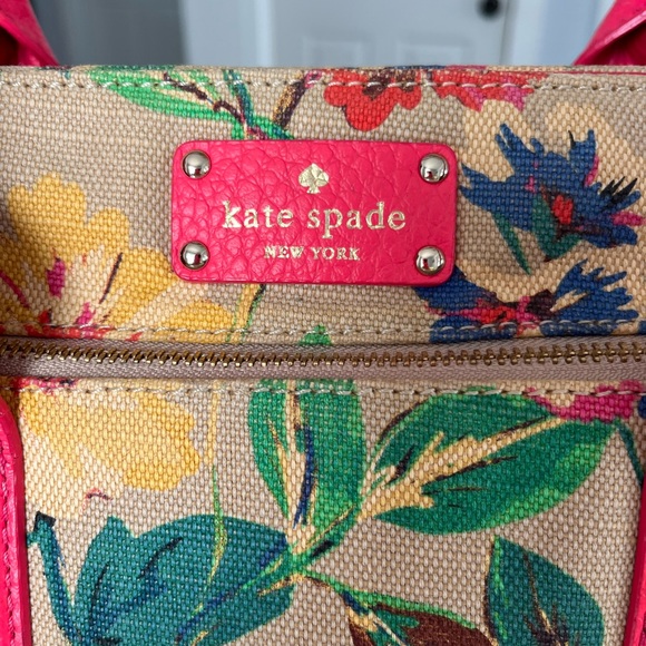 🩷💚🧡 KATE SPADE | FLORAL TOTE | BEAUTIFUL! - Picture 7 of 16